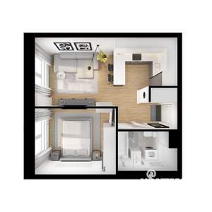1-к квартира, вторичка, 34м2, 4/9 этаж