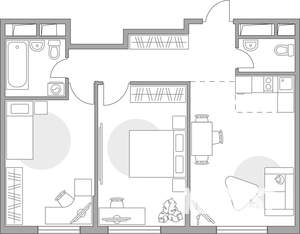 2-к квартира, вторичка, 36м2, 5/14 этаж
