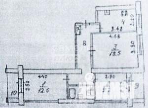 3-к квартира, вторичка, 65м2, 1/9 этаж