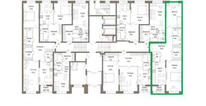 2-к квартира, вторичка, 76м2, 1/9 этаж