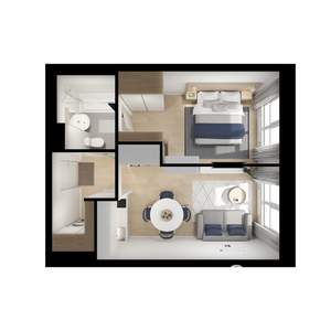 1-к квартира, вторичка, 35м2, 6/9 этаж