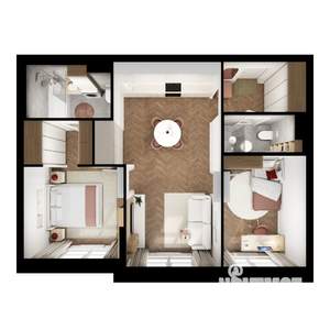 2-к квартира, вторичка, 58м2, 5/9 этаж