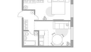 2-к квартира, вторичка, 36м2, 5/14 этаж