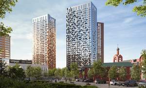 1-к квартира, вторичка, 39м2, 22/32 этаж