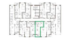 Студия квартира, вторичка, 31м2, 3/9 этаж