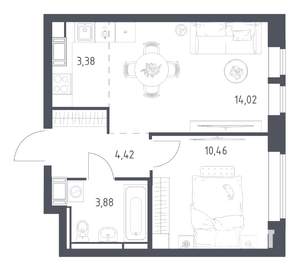 1-к квартира, вторичка, 36м2, 4/25 этаж