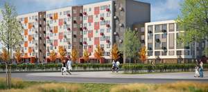 1-к квартира, строящийся дом, 38м2, 7/8 этаж