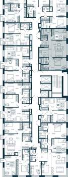 2-к квартира, строящийся дом, 68м2, 23/25 этаж