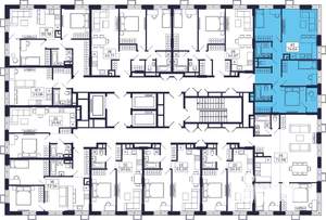 3-к квартира, строящийся дом, 76м2, 8/28 этаж