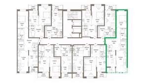 2-к квартира, вторичка, 77м2, 4/9 этаж