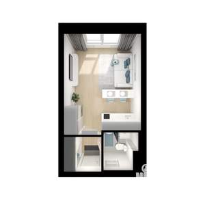 Студия квартира, вторичка, 20м2, 2/9 этаж