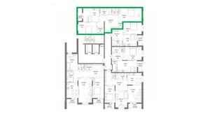 2-к квартира, вторичка, 96м2, 6/9 этаж