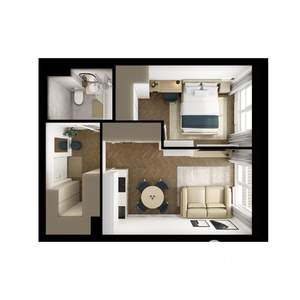 1-к квартира, вторичка, 38м2, 6/9 этаж