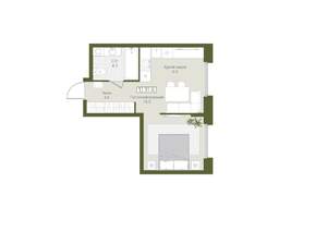 1-к квартира, вторичка, 32м2, 3/8 этаж