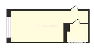 Студия квартира, вторичка, 23м2, 6/9 этаж