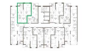 1-к квартира, вторичка, 48м2, 4/9 этаж