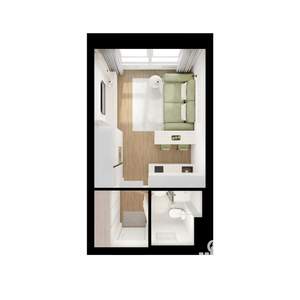 Студия квартира, вторичка, 20м2, 3/9 этаж