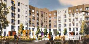 3-к квартира, строящийся дом, 51м2, 4/6 этаж