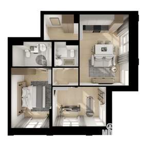 2-к квартира, вторичка, 54м2, 5/9 этаж