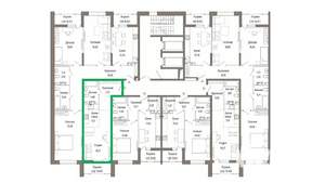Студия квартира, вторичка, 36м2, 6/9 этаж