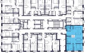 2-к квартира, сданный дом, 73м2, 2/28 этаж