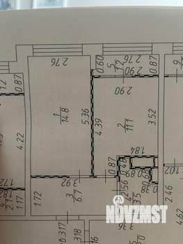 2-к квартира, вторичка, 37м2, 4/12 этаж