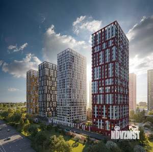 1-к квартира, строящийся дом, 40м2, 7/28 этаж