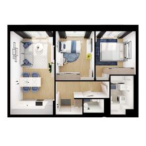 2-к квартира, вторичка, 53м2, 7/9 этаж