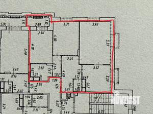 3-к квартира, вторичка, 77м2, 5/9 этаж