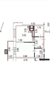 1-к квартира, вторичка, 32м2, 15/25 этаж
