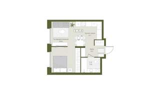 1-к квартира, вторичка, 35м2, 2/8 этаж
