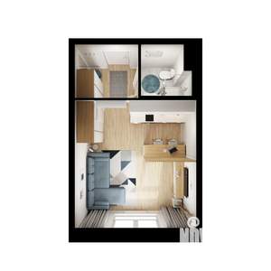 Студия квартира, вторичка, 24м2, 9/9 этаж