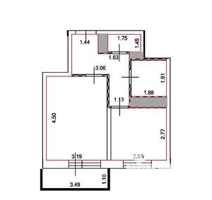 1-к квартира, вторичка, 35м2, 8/14 этаж