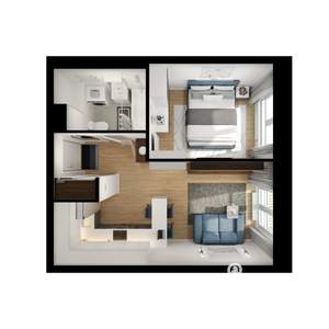 1-к квартира, вторичка, 33м2, 7/9 этаж