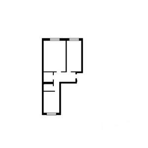 2-к квартира, вторичка, 59м2, 1/22 этаж