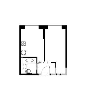 1-к квартира, вторичка, 32м2, 3/10 этаж