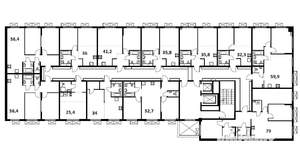 2-к квартира, вторичка, 56м2, 2/9 этаж