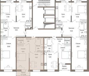 1-к квартира, вторичка, 49м2, 7/9 этаж