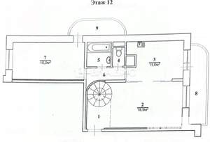 5-к квартира, вторичка, 105м2, 12/12 этаж