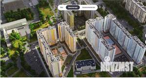 2-к квартира, строящийся дом, 45м2, 23/25 этаж