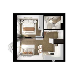 1-к квартира, вторичка, 35м2, 2/9 этаж