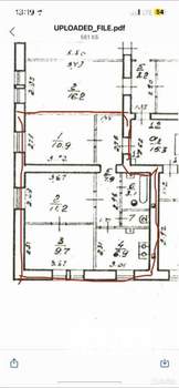 3-к квартира, вторичка, 57м2, 1/3 этаж