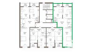 2-к квартира, вторичка, 90м2, 6/9 этаж