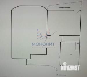 1-к квартира, вторичка, 43м2, 6/17 этаж
