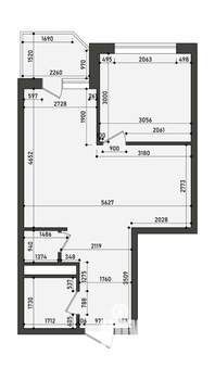 1-к квартира, вторичка, 40м2, 8/10 этаж