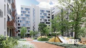 1-к квартира, строящийся дом, 37м2, 5/9 этаж