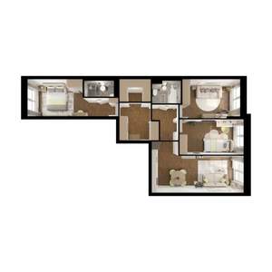 3-к квартира, вторичка, 86м2, 2/9 этаж