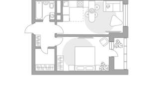 2-к квартира, вторичка, 45м2, 18/24 этаж