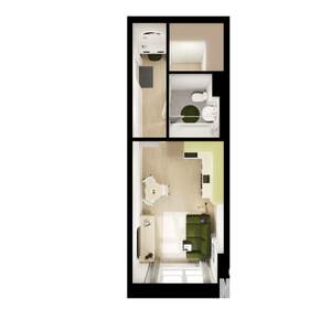 Студия квартира, вторичка, 26м2, 7/9 этаж