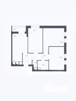 3-к квартира, вторичка, 70м2, 16/23 этаж